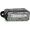 Reebok Roswell Estuche Triple Gris 22x10x9 cm Poliestere 1,98L di Joumma Bags