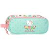 Hello Kitty Floreale Custodie e accessori Blu 23x9x7 cm Poliestere, Verde, Astuccio triplo