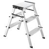 Amig Sgabello Pieghevole 3 Gradini Alluminio 57x60x36 cm