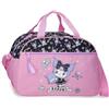 Kuromi Sanrio Kuromi Fortune Telling Borsa da Viaggio Rosa 40x28x22 cm Poliestere