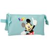 Enso Disney Mickey Fun With Friends Bagagli- Borsa a tracolla, Unisex - Bambini e ragazzi, Blu, Taglia Unica
