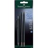 Faber-Castell - Set da scrittura Poly Ball Urban All Black, 3 pezzi