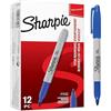 Sharpie pennarelli indelebili | punta fine | blu | 12 pezzi