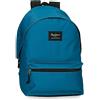 Pepe Jeans Aris Zaino per laptop doppio scomparto portatile 15,6 pollici 31 x 44 x 17,5 cm Zaino scuola poliestere by Joumma Bags, Blu Aris, Zainet