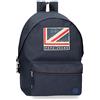 Pepe Jeans Aidan Zaino per portatile doppio scomparto adattabile a carrello 15,6" blu 31 x 44 x 17,5 cm Poliestere 20,46 l