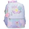 Enso New Vibes zaino per bambini, zaino per la scuola, realizzato in poliestere, doppie ruote multidirezionali, diversi modi per usarlo, blu, Rosa, Zaino 32