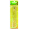 Idena 602052 - Righello in plastica, lunghezza 16 cm, trasparente, 1 pezzo