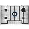 Electrolux EGS75362X Piano Cottura a Gas 75 cm 5 Fuochi Acciaio Inox Ghisa