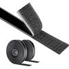 AiQInu Feltro Adesivo Forte, 8m x 16mm Biadesivo, Sistema Di Fissaggio Hook & Loop, Nastro A Strappo Per Tessuto DIY