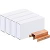 PATIKIL 4pz 1000pz Punti per Pacchetto Punti per Cucitrice Rose Oro | #10 Mini 3/16 Pollici Lunghezza, Metallici, Senza Inceppamento, per Casa Ufficio Fornitura