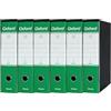 Esselte OXFORD G85 Registratore con Custodia, con Meccanismo a Leva N.1 in Formato Protocollo (23x33cm) con Dorso da 8 cm, Verde, Conf.da 6 pezzi, 390785180