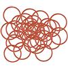 PATIKIL 15mmx13mmx1mm Silicone Gomma O-ring, 30pz Metrico Sigillatura Guarnizione, Rosso
