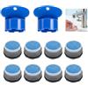 Sqylomk Aeratore M21.5, Aeratore M21.5, M21.5, Maschio Schiumatore Rubinetto Maschio Con 2 Chiave Montaggio, Risparmio Acqua Anti Calcare, Filtro Acqua per Cucina e Bagno, Riduttore di Flusso Acqua
