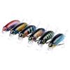 BIUDECO 6 Pezzi Esche da Pesca Minnow Bait, Esche Artificiali per Pesca, 9,7g, ABS, Forma Pesce Senza Coda, Riutilizzabile, per Trota, Outdoor