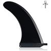 SDKDZKG 9'' SUP Pinna Centrale Singola, in Fibra di Vetro Nylon Rinforzato SUP Sostituzione Pinne, Senza Attrezzi Pinna Vite, Adatto per Longboard, Tavola da Surf, SUP Pinna Singola Pinna Centrale
