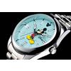Seiko Orologio Disney Topolino Giappone Quarzo Argento Acciaio Inox Nuovo