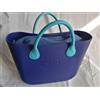 O bag Borsa Nuova Originale O bag - Col. BLU 63 - Manici GOCCIA TURCHESE