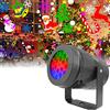 TSLBW Proiettore di Natale Luci a LED 16 diapositive Lampada per proiettore Luce di proiezione Fiocco di neve Pupazzo di neve Albero di Natale Babbo Natale Renna Luce per Decorazioni per feste di Natale B