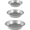 Generico Italia Magazzini Set 3 Ruoti Per Dolci Tortiere Per Forno In Alluminio Pastiera Napoletana 22-26-30 cm