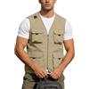 Generisch Gilet da lavoro estivo da uomo, con tasche, ad asciugatura rapida, leggero, sottile, traspirante, per pesca, sport, caccia, pesca