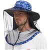 Bassdash Cappello da Sole antizanzare UPF 50+ con Rete Nascosta per la Testa e Aletta per Il Collo per Uomini Donne Pesca all'aperto Escursionismo Campeggio