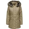 ONLY Onlkaty Parka Coat CC Otw, Tigers Eye, L Donna