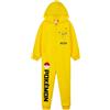Pokémon Pigiama Intero Bambino - Pigiamone in Pile Caldo 7-14 Anni - Pigiami Interi Bambini con Cappuccio Pikachu Gadget Regalo (Giallo, 9-10 Anni)