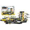 STARLUX - Renault Super Garage con stazione di servizio completa a 3 livelli, piattaforma di servizio e binario di 4 metri - Da 3 anni - Made in Europe - 401308