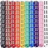 ZHOUHON Dadi da Gioco, 100 Pezzi 12mm Dadi da Gioco 6 Facce Dadi a 10 Colori Diverso Adatto per Insegnamento Della Matematica, Intrattenimento di Gioco, Giochi per Famiglie
