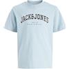 JACK & JONES Jjecaleb Varsity Tee SS O-Neck Noos Jnr, Celestial Blu, 14 Anni