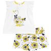 Chicco, Completo Neonata con T-shirt e Pantaloncini Corti, con Apertura sulla Schiena con Bottoncini, con Grafiche Moderne e alla Moda, in Cotone, Lavabile in Lavatrice, 0-24 Mesi, Designed in Italy