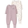 NAME IT Tuta da Donna Nbfnightsuit 2P Zip FF Jet Rainbow Noos, Jet Stream, 92