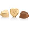 Venchi - Cioccolatini a Forma di Cuore, al Latte, 1 Kg, Senza Glutine, Senza Coloranti e Conservanti, Idea Regalo Festa della Mamma