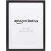 Amazon Basics - Cornice Rettangolare in Legno per Poster/Foto, 46cm x 61cm, Nero