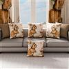PETTI Artigiani Italiani - Coppia di Federe Cuscino Pasquali 50x30 cm in Microfibra, Cuscini Arredo di Pasqua, per Camera da Letto, Divano, Salotto, Set 2 Fodere Copricuscino, 100% Made in Italy