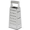 PARENCE.- Grattugia multiuso a 4 lati con impugnatura ergonomica - Acciaio inossidabile, versatilità, durata - 20 cm