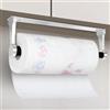Cozary Porta Carta Igienica, Porta Rotolo di Carta in Alluminio, Portarotolo Carta Igienica da Muro, Montato a Parete, Adatto per Cucine, Bagni, Armadi e Uffici, Incollabile o Forabile, Argento