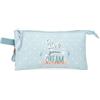 Movom Live Your Dreams Astuccio Triplo Verde 22x12x5 cm Poliestere by Joumma Bags, Verde, Astuccio triplo