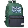 Pepe Jeans Zaino per laptop Jebb da 15,6 pollici, verde, 31x44x17,5 cm, poliestere, 23,87 l, di Joumma Bags