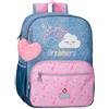 Enso Dreamer Zaino per bambini, zaino per la scuola, realizzato in poliestere, ruote doppie a rotazione multidirezionale, molteplici modi per usarlo, blu, Enso-Rucksack, Zaino Enso