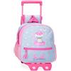 Roll Road I Am a Unicorn Zaino prescolare con carrello blu 23 x 25 x 10 cm Poliestere 5,75 L, blu, Zaino prescolare con carrello