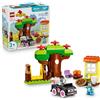 LEGO DUPLO Bluey Pizzaiole con Muffin e Bluey - Giochi Didattici per la Motricità Fine - Set Montessori con Auto, 2 Personaggi, Albero e Altalena - Regalo per Bambine e Bambini da 2 Anni in su - 10469