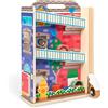 Melissa & Doug Go Tots Palazzo delle Capriole Legno con 3 Dischi, Giochi in Legno, Sensoriale, Giocattoli per Lo Sviluppo, Gioco Infanzia, 12 Mesi, Regalo per Bambino e Bambina, Multicolore, 30741