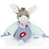 Sterntaler- straccetto doudou Pupazzo di pezza Emmi L'Asinello, per Bebè a Partire da 1 Mese, Taglia S, 30 cm, Grigio/Multicolore, S, 3202000