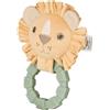Sterntaler Greifling Leone - In tessuto vellutato - Sonaglio integrato - Giocattoli per neonati e bambini - Promuove le capacità motorie e i sensi dei bambini, giallo opaco