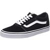 Vans Ward, Sneaker Uomo, Suede Canvas Black White, 49 EU