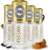 Craft & Care Muschio Tahara - Profumo arabo, olio profumato cremoso e concentrato, 3 ml (formato tascabile), muschio bianco con note di cotone e gelsomino, unisex, senza alcol (4, Tahara)