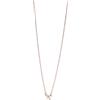 Purelei Catena a fiocchi, impermeabile e regolabile, in filigrana in acciaio inox con elegante ciondolo a fiocco e placcatura in oro 14 K/18 carati, giocosa e raffinata per tutti i giorni e occasioni