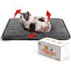 Mora Pets Tappeto riscaldante gatto Coperta autoriscaldante per gatti e cani Tappetino riscaldante Senza elettricità e batterie Coperta termica Rimovibile e Lavabile 60 x 46 cm