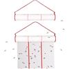 StaZamor Rotolo di carta antimosche appiccicosa da 2 pezzi da 13, 12 piedi, trappola sospesa con nastro antimosche per esterni/interni, serra, stalle, giardino, uso orizzontale o verticale